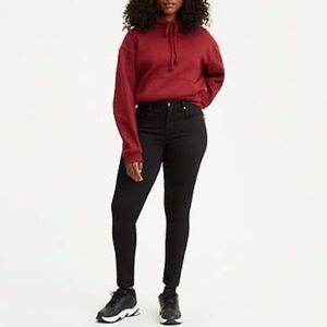 Levi’s 721 High Rise Skinny Jeans black size 16 style pc9-18882-0024